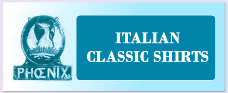 High End products for an exclusive market, beautiful men shirts for VIP style, classic men shirts collection by Phoenix srl, the Italian designer and producer of classic men shirts industry presents the new shirts collection for elegant business men, for people who really care about his great imagine, presentation and excelent look. Our collection included only the most searched fabrics and accessories to build the perfect Classic Men Shirt completely made in Italy. We are an Italian classic shrits manufacturing company looking for worldwide Fashion Distributors in USA, Canada, England, Australia, China, Dubai, Tokyo,...