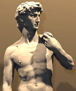 "Il Davide", Michelangelo one of the most importants Italian engineers, real example of the Old Italian Culture, Tradition, Art and INFINITE design inspiration