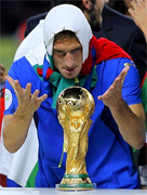 Italian Witch... Francesco Totti ... "The further we progressed in this tournament, the more realised we could win it. Our confidence grew from match to match, especially when we beat Germany in a stadium that couldn't have been more perfect for them." Italian coach Marcello Lippi said.