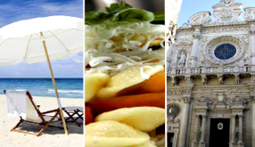 Tours packages in Gallipoli, Lecce, Salento and Puglia (Apulia) in the very Vacations Heart of italy summer beach tours, full gastronomy packages and Italian culture tourism services including our own apartments, flats and villas plus an international VIP customer services for each tour packages